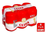 Cerveza Cezka Lager 6 pack 330ml por $40 | Bodega Aurrera