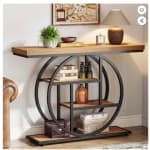 Table console industrielle à 4 niveaux Tribesigns à 125,99€