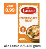 Alle Lassie 275-450 gram voor €0,99 bij de AH