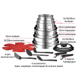 Tefal Ingenio Emotion 22-delige set - inductie pannen set voor €179,99 bij tefal