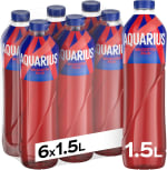 6 botellas AQUARIUS Melocotón Rojo, Bebida Hidratante de 1.5 litros por 8.82€