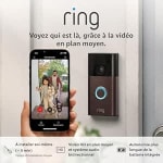 Sonnette vidéo sans fil Ring à 39,99€