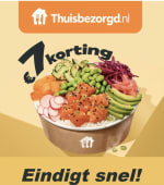 €7 korting bij Thuisbezorgd bij besteding van minimaal €15