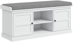 HOMCOM Shoe Storage Bench with Cushion £45.33