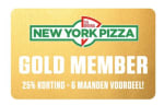 New York Pizza Gold Membership (6 maanden) voor €1 bij ING