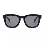 AllSaints Men's Sai Phoenix UV Protection Wayfarer Sunglasses, Crystal Grey
