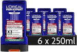 Lot de 6 gels douche L’Oréal Men Expert Hydra Hyaluronic à 14,58€
