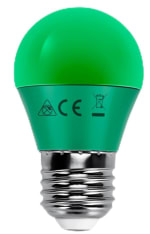 VoltShine Bombilla LED G45 verde E27 4W, energía eficiente por 3.91€