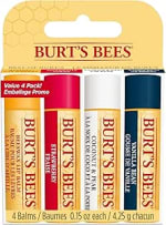 Burt's Bees bálsamo labial, cera de abejas, fresa, coco y pera, vainilla por 5.12€