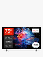 TCL 75V6C-UK (2025) 75 inch LED HDR 4K Smart TV for £449 at John Lewis