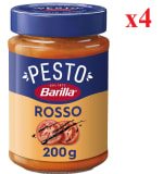4 x Barilla Sauce Pesto Rosso 200 g por 7.17€