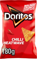 Doritos Chilli Heatwave Tortilla Chips 180g for £3.37 at Amazon
