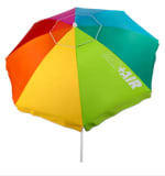 Aktive Sombrilla playa multicolor antiviento, protección UV50 de 200cm por 14,16€