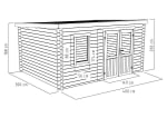 Abri de jardin Klikstrom Linda (34 mm) à 1.199,90€ chez Castorama