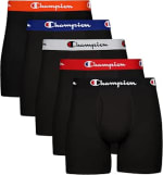 Champion Boxer Brief (Pack de 5, Talla CH) por $445 en Amazon