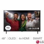 LG OLED48B56LA 48 Inch OLED 4K Ultra HD Smart TV - 5 Year Warranty - Discount at Che