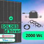 Kit Solaire Plug and Play 2000 Wc Trina Solar SOSSEN à 499€