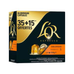 L'OR DELIZIOSO 35+15 (50 capsules) pour Nespresso pour 10,99€ chez Electro Dépôt