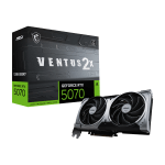 Tarjeta gráfica MSI GeForce RTX 5070 12G VENTUS 2X + 40€ Steam por 569.90€