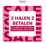 3 halen 2 betalen op de sale van Takko Fashion
