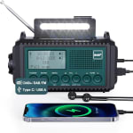 Radio à manivelle DAB+/DAB/FM 5000 mAh pour 35,99€ chez Amazon