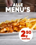 €2,50 korting op alle menu's bij Kwalitaria