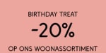 20% extra korting op woonaccessoires in de sale bij Bon Prix