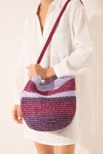 Bolso cruzado rafia estampado Women'secret por 19.9€