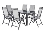 Table de jardin + Lot de 6 fauteuils en aluminium Houston à 429,99€
