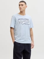 JACK & JONES JJELOGO TEE SS O-NECK (maat L) voor €5,20 bij Bol