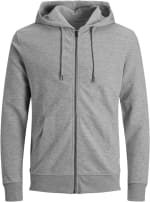 JACK & JONES Jjebasic Sweat Zip Hood Noos voor €24,99 bij Amazon