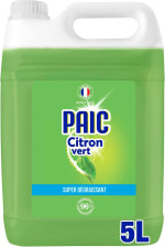 Paic Liquide Vaisselle Éclat Citron Vert (bidon 5 L) pour 10,10€ chez Amazon