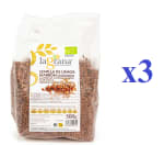 3 x La Grana Semilla de Linaza Marrón Ecológica 500 g por 2.97€