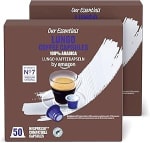 100 cápsulas by Amazon Café Lungo Compatibles con Nespresso por 10.48€