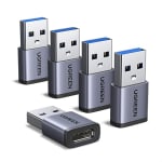 UGREEN USB C-adapter (5-pack),voor €12,99 bij Amazon
