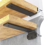 Lot de 6 supports d'étagère flottants WELDUN à 23,97€