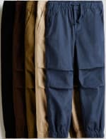 Lot de 5 pantalons enfants jogger en twill à 20,99€