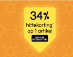 34% korting op 1 artikel naar keuze bij leenbakker
