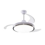Ventilador de Techo LED Ø53x30cm 40W Aspas retráctiles, 6 Velocidades por 43.98€
