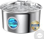 Fuente de Agua para Gatos de Acero Inoxidable por 18.99€