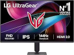 Monitor LG Ultragear 27G411A-B 27" FullHD 144Hz IPS G-SYNC FreeSync HDR10 por 89€