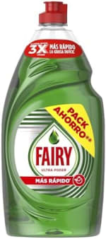 2 botes Fairy Ultra Poder Original Líquido Lavavajillas 900ML por 5.52€