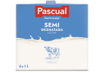 Leche pascual semidesnatada bienestar animal pack 6 x 1l por 6,60€