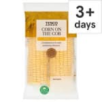 Tesco Corn on the Cob Twin Pack for 75p with Clubcard