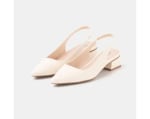 Zapatos de tacón destalonado de mujer TEX por 12.99€.
