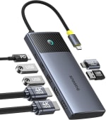 Baseus 7 en 1 USB C Hub Dual HDMI Adaptador para MacOS con 2 HDMI por 67,49€