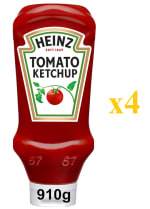 4 Botes de Heinz Ketchup 910g por 14.37€