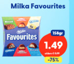 Milka Favourites 158 g voor €1,49 bij Die Grenze