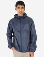 Chubasquero de montaña y trekking cremallera entera Hombre Quechua Raincut por 8,99€