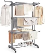 SONGMICS 4-Tier Foldable Clothes Airer £15.10